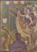 Georges Seurat Dancers on stage painting